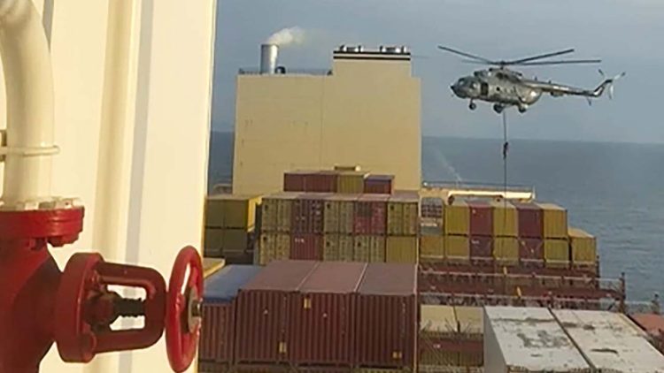 iran seizes israeli ship