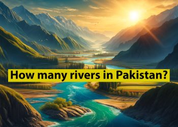 How many rivers are present in Pakistan