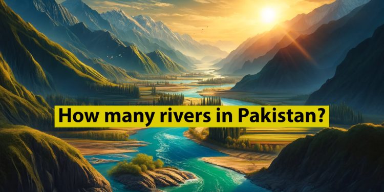 How many rivers are present in Pakistan