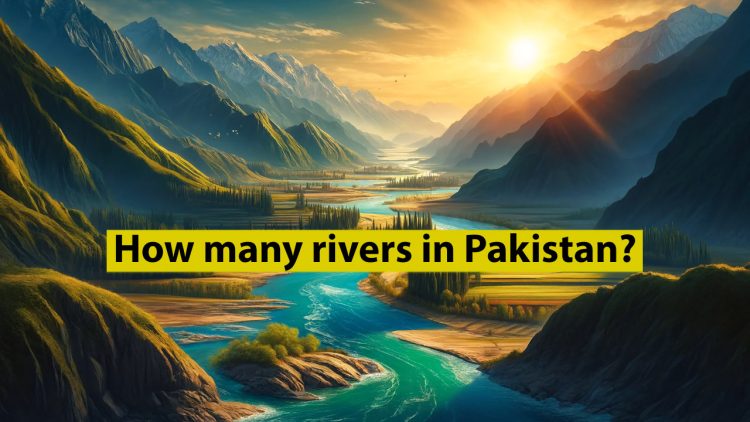 How many rivers are present in Pakistan