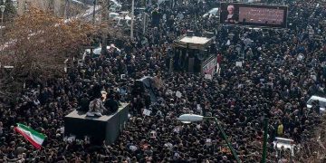 Funeral Procession for the late Iranian President