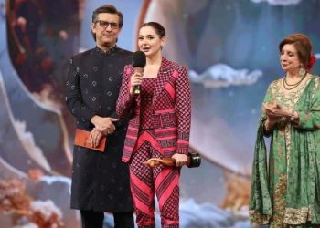 Hania Amir at HUMTV Awards 2024.