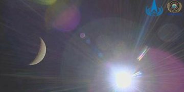 i-cube Qamar sends its first photo of the moon orbit