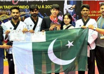Pakistan team Win bronze medal in Asian Taekwondo Championship