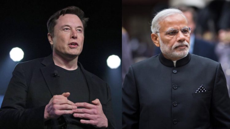 Elon Musk Congratulates Modi