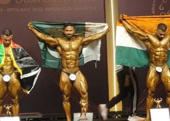 Sindh Police Constable Shahnawaz Bags Gold Medal in South Asian Bodybuilding Championship