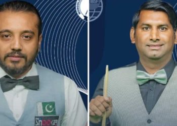 Asjad Iqbal and Owais Muneer Shine on Opening Day of IBSF World 6-Red Snooker Championship 2024