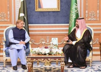 Pakistani PM Discusses Bilateral Ties, Economic Plans with Saudi Crown Prince in Riyadh