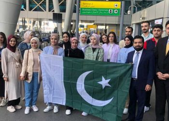 First Batch of 27 Palestinian Medical Students Departs for Pakistan to Continue Studies