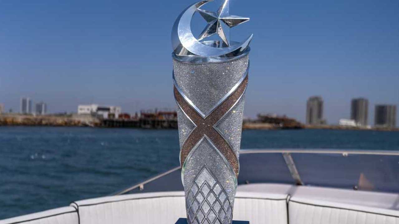PSL X Trophy Launched at Sea in a First for Pakistan Cricket