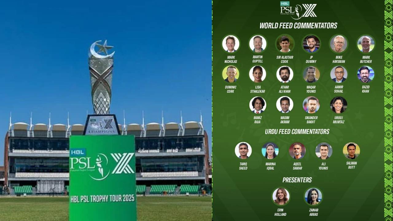 PCB Reveals Star-Packed Commentary Lineup for PSL 10