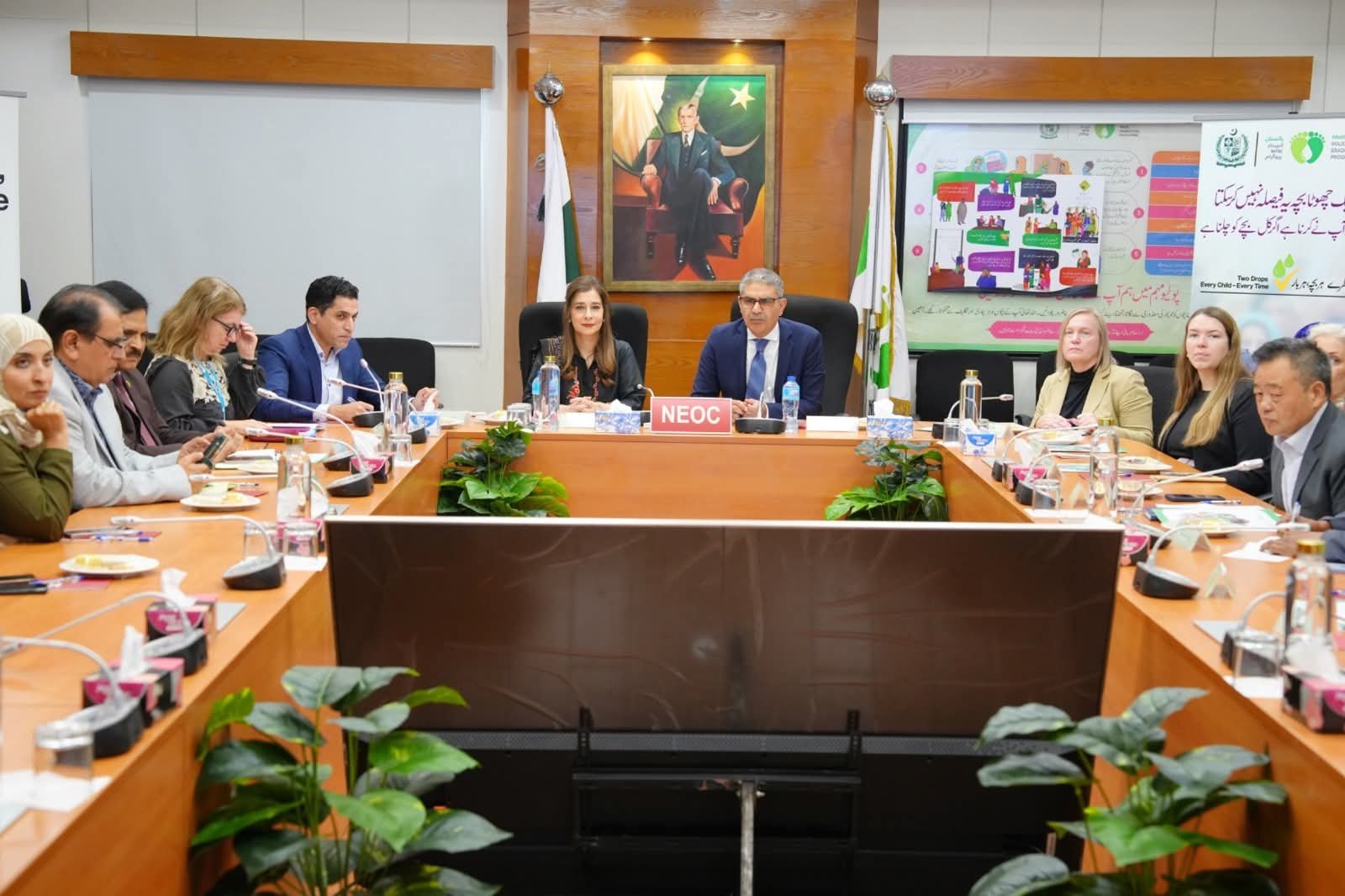 Canada and Pakistan on eradication of polio