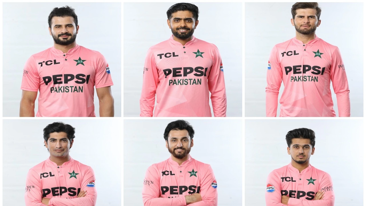 Pink Kit for Pak SA T20 match