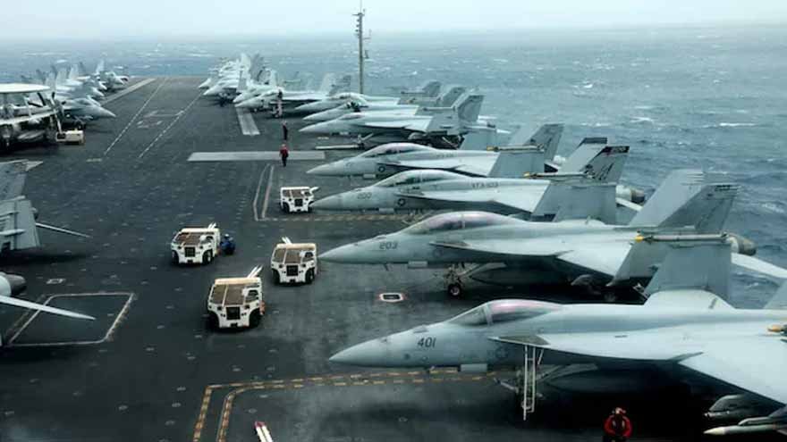 US Naval ‘Armada’ Heading to Middle East, Trump Warns Iran