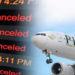 45 Flights Cancelled, 125 Delayed Due to Bad Weather and Middle East Tensions