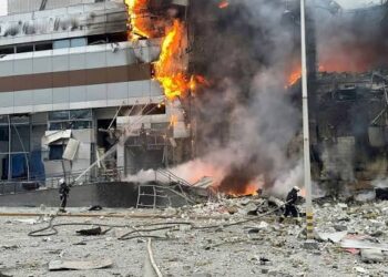 Russia Unleashes Massive Missile and Drone Barrage on Ukrainian Cities, Killing at Least Eight