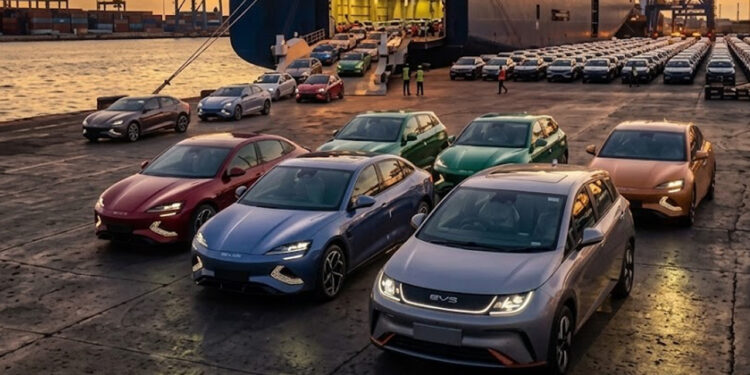 BYD Pakistan Receives Largest-Ever NEV Shipment At Karachi Port