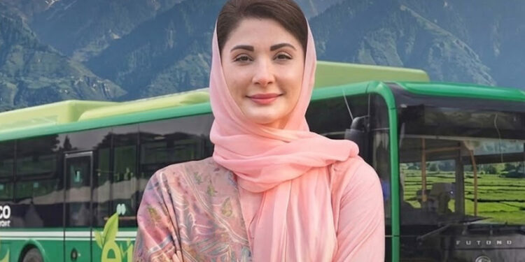 Maryam Nawaz Allocates 10 Electric Buses To Muzaffarabad
