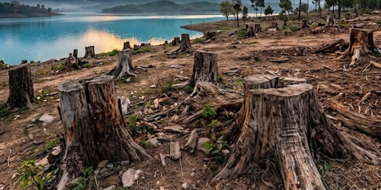 Rawal Lake Park Lost 50% Of Its Trees In The Last 20 Years