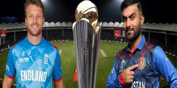 Afghanistan and England face in Champions Trophy