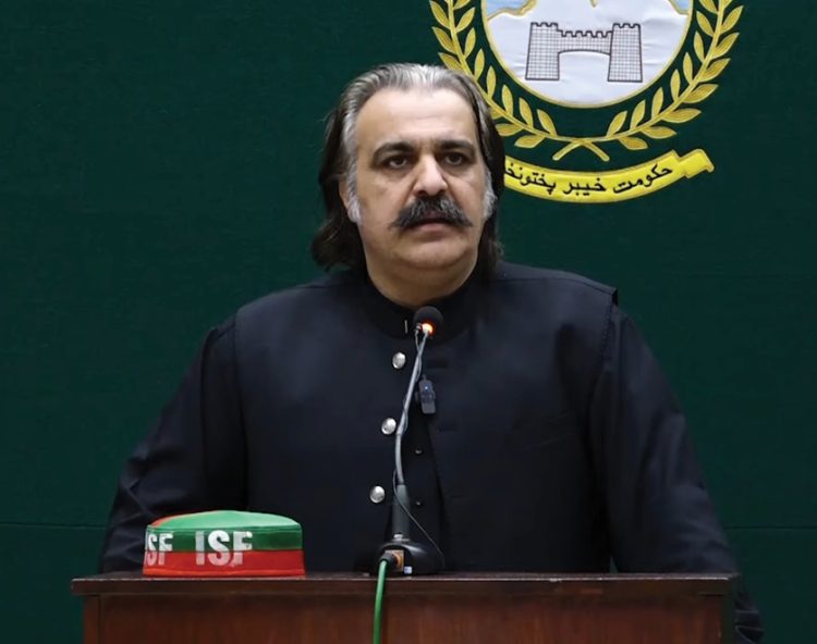 ali amin gandapur removed as cm