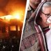 Sheikh Mujib house on fire.