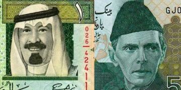 Check the latest Saudi Riyal (SAR) to Pakistani Rupee (PKR) exchange rate for 21 March 2025.