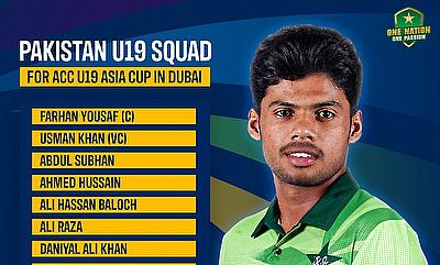 Farhan Yousuf under19 Asia cup captain
