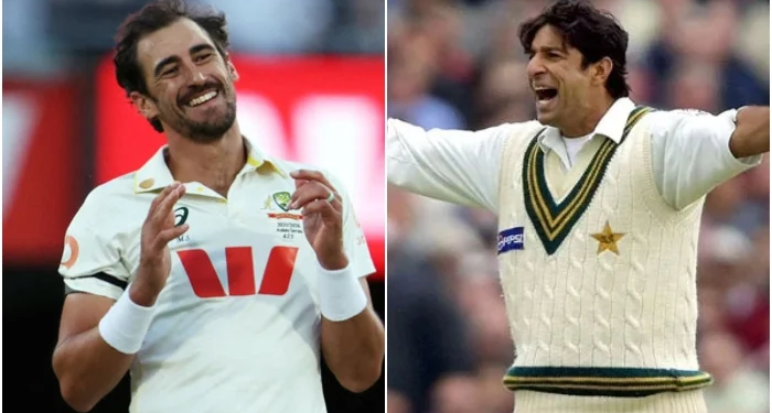 Mitchell Starc and Wasim Akram