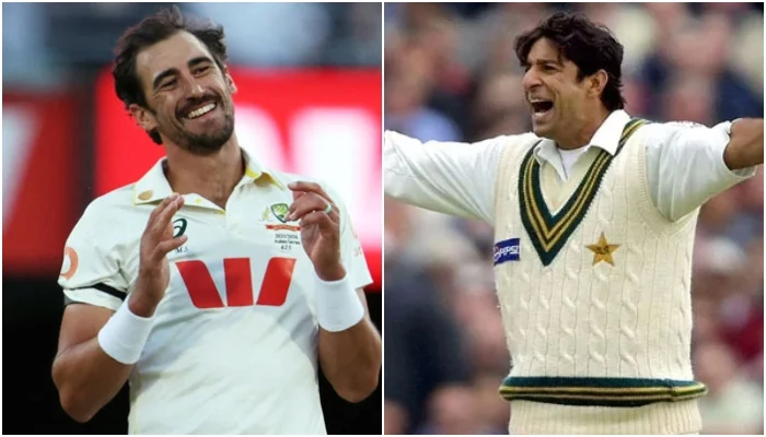 Mitchell Starc and Wasim Akram