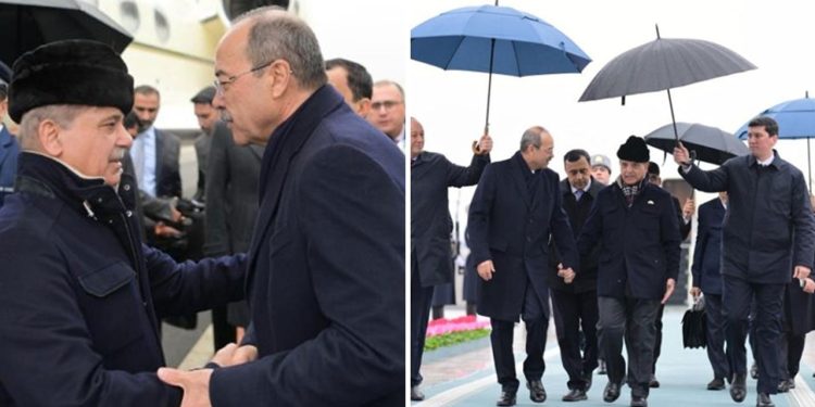 PM Shehbaz in Tashkent on two-day visit