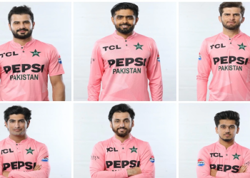 Pink Kit for Pak SA T20 match