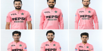 Pink Kit for Pak SA T20 match
