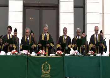 Newly appointed judges take oath as SC judges