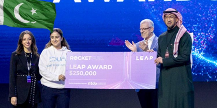Pakistani startup EduFi wins first prize at LEAP 2025 in Riyadh