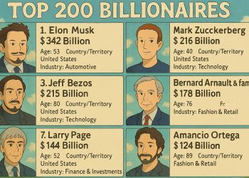 Forbes World’s Billionaires List 2025: The Top 200