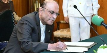 President Zardari signs 27th Amendment